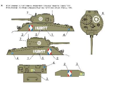 Free French Forces Sherman tanks vol.2 - 1/72 - image 8