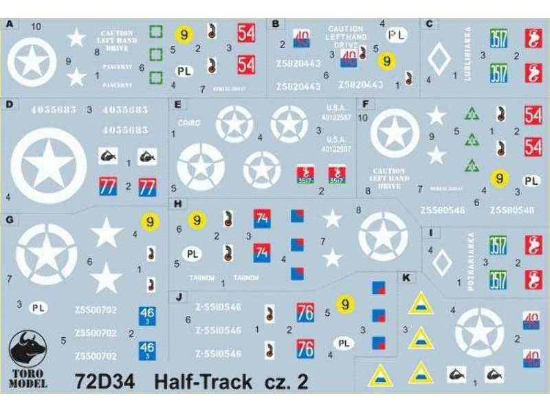 M3/M5/M5A1/M9/M9A1 Half Tracks in Polish service vol.2 1/72 - image 1