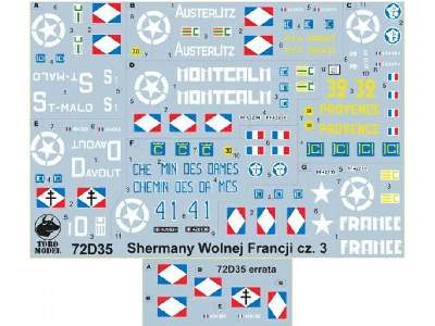 Free French Forces Sherman tanks vol.3 - 1/72 - image 1