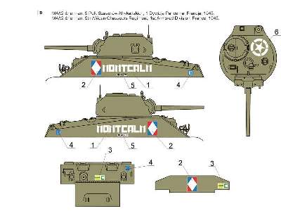 Free French Forces Sherman tanks vol.3 - 1/72 - image 5