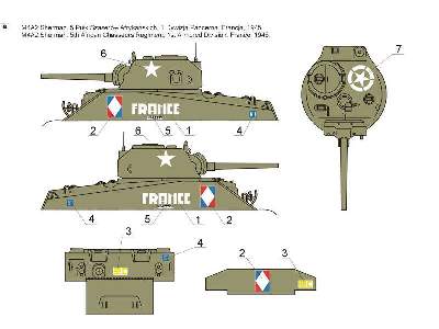Free French Forces Sherman tanks vol.3 - 1/72 - image 8