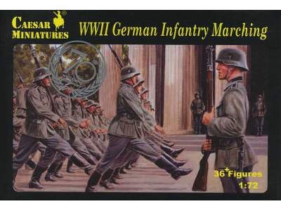 WWII German Infantry Marching - image 1