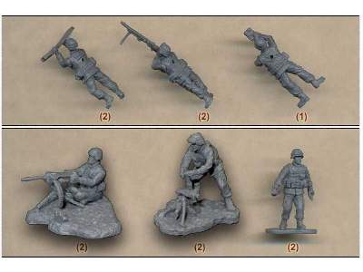 Modern US soldiers in action, set 2 - image 2