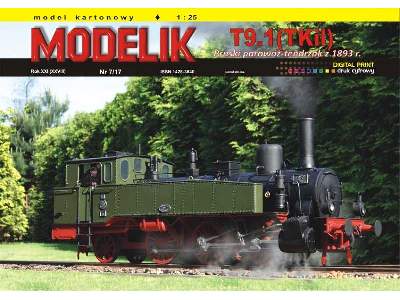 T9.1 (Tki1) Pruski Parowóz-tendrzak Z 1893 Roku - image 1