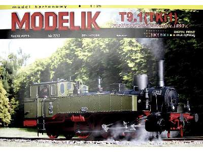 T9.1 (Tki1) Pruski Parowóz-tendrzak Z 1893 Roku - image 3