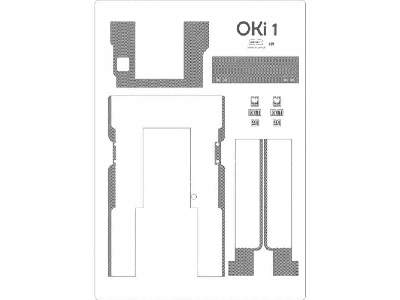 Parowóz Oki 1 - Grawerowane Pomosty + Tabliczki - image 1