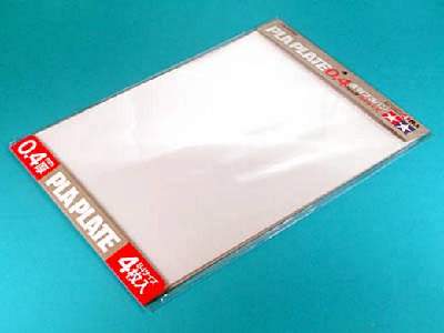 Clear Transparent Plastic Plate 0.4 mm B4 Size - 1 sheet - image 1