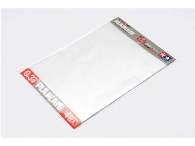 Clear Transparent Plastic Plate 0.3 mm B4 Size - 4 sheets - image 1