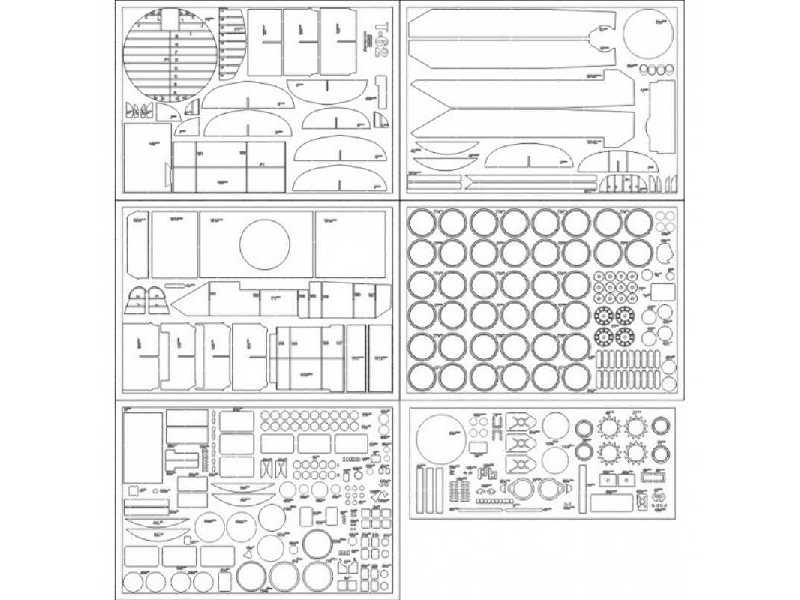 T-62 Szkielet, Detale, Koła - image 1