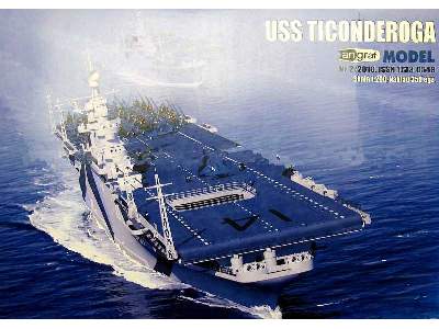 Amerykański Lotniskowiec USS Ticonderoga, Model + Wręgi - image 22