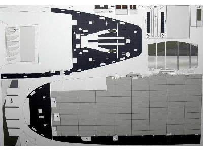 Amerykański Lotniskowiec USS Ticonderoga, Model + Wręgi - image 30