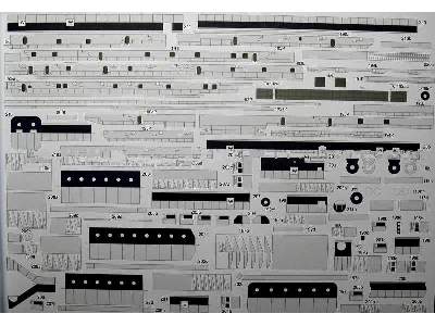 Amerykański Lotniskowiec USS Ticonderoga, Model + Wręgi - image 48