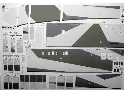 Amerykański Lotniskowiec USS Ticonderoga, Model + Wręgi - image 54