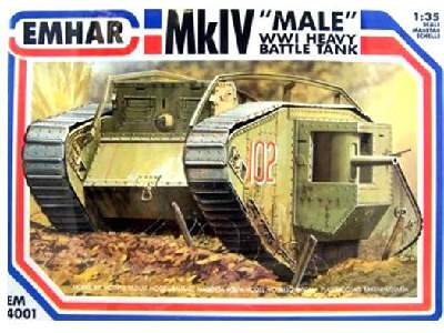British Male Mk IV WW I Tank - image 1