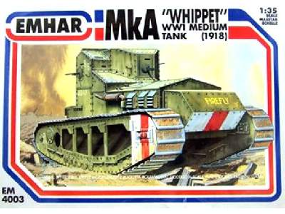 British Whippet Mk A WW I Medium Tank - 1918 - image 1