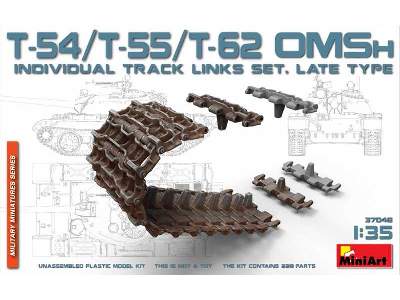 T-54,T-55,T-62 OMSh Individual Track Link Set - Late Type - image 1