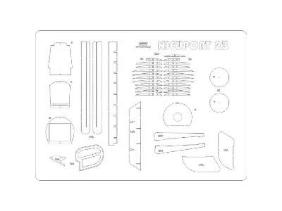 Nieuport 23 - Szkielet - image 3