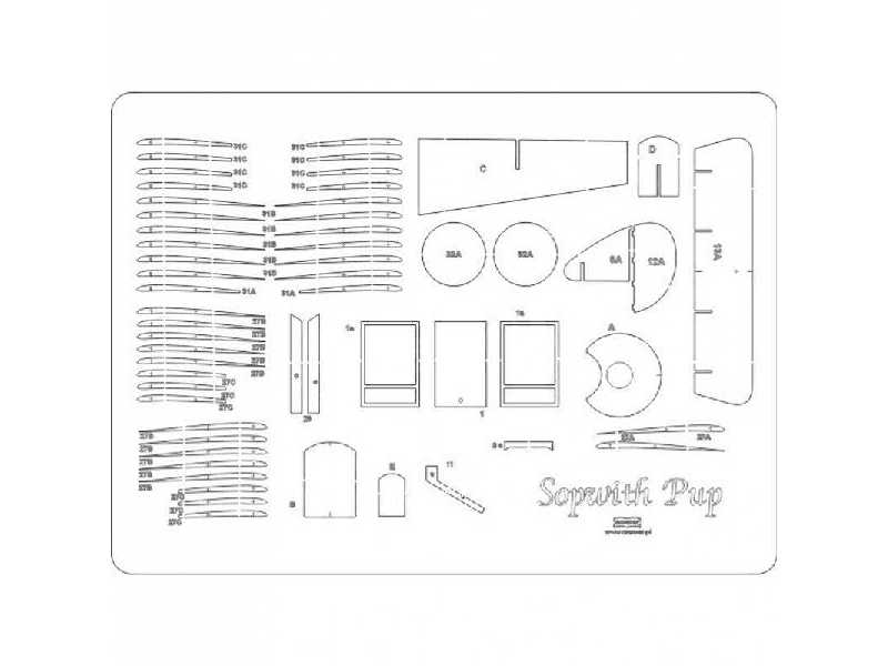 Sopwith Pup - Szkielet - image 1