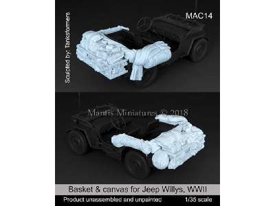 Baskets & Canvas For Jeep Willys, WWii - image 1