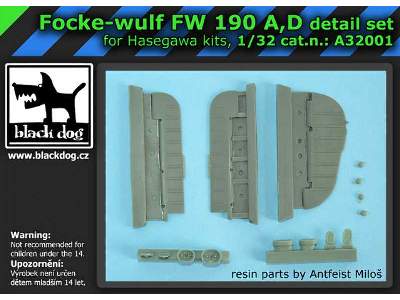Focke-wulf Fw 190 A, D Detail Set For Hasegawa Kits - image 2