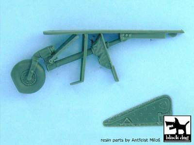 Focke-wulf Fw 190 D-9 Tail Wheel For Hasegawa Kits, 7 Resin Part - image 1