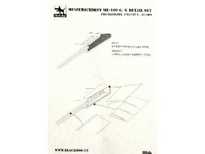 Bf-109 G,k For Hasegawa - image 4