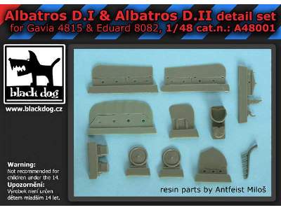 Albatros D.I & D.Ii Detail Set For Gavia 4815 & Eduard 8082 - image 2