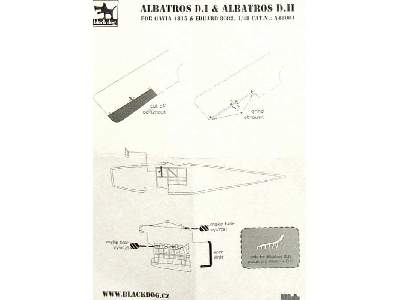 Albatros D.I & D.Ii Detail Set For Gavia 4815 & Eduard 8082 - image 4