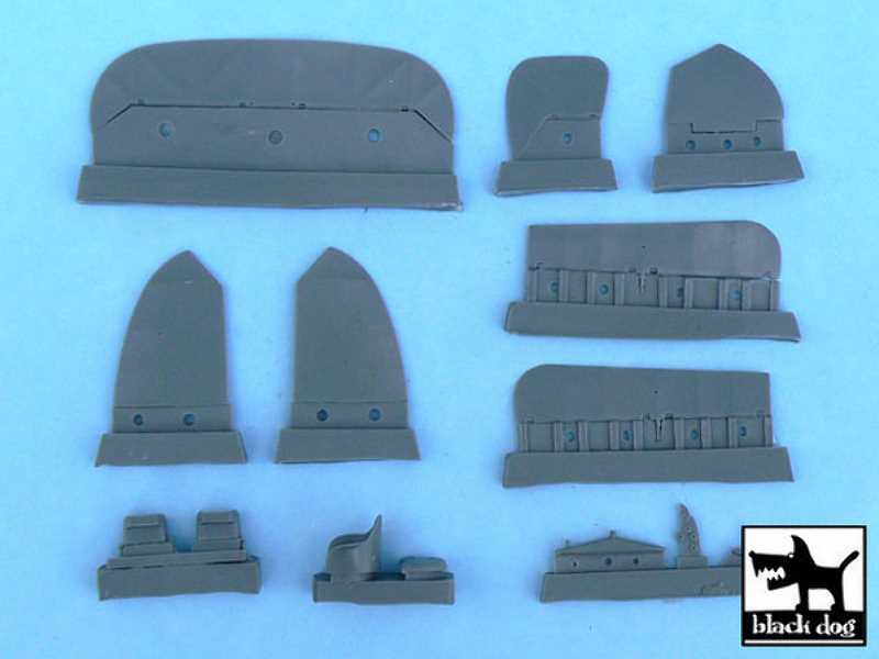 Albatros W4 Detail Set For Gavia 016/0109, 14 Resin Parts - image 1