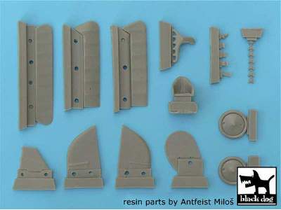 Pfalz D.Iii A Detail Set For Eduard 8047, 22 Resin Parts - image 1