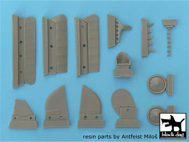 Pfalz D.Iii A Detail Set For Eduard 8047, 22 Resin Parts - image 1