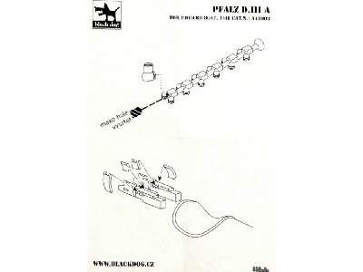 Pfalz D.Iii A Detail Set For Eduard 8047, 22 Resin Parts - image 3