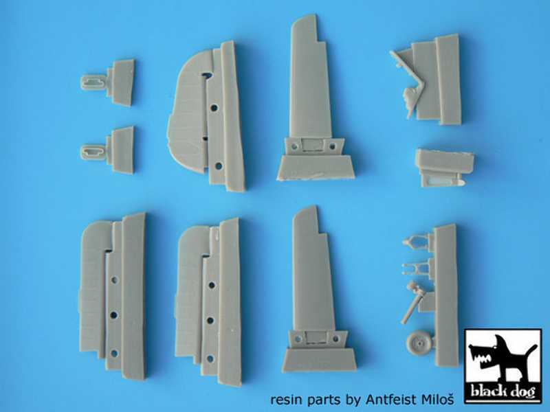Focke-wulf Fw 190 A Detail Set For Eduard 1/48, 13 Resin Parts - image 1