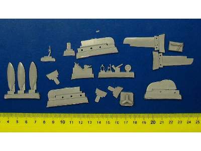 Focke-wulf Fw 190 A Detail Set For Eduard 1/48, 13 Resin Parts - image 3