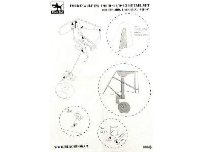 Fw -190 D-11-13 For Eduard - image 4