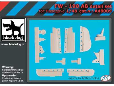 Fw-190 A8 Detail Set For Hasegawa - image 2