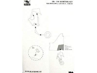 Fw-190 A8 Detail Set For Hasegawa - image 4