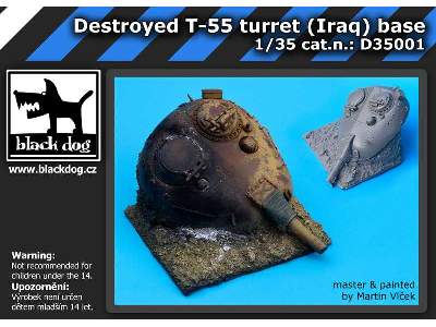 Destroyed T55 Turret Iraq Base - image 5