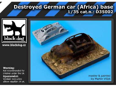 Destroyed German Car Afrika Base - image 5