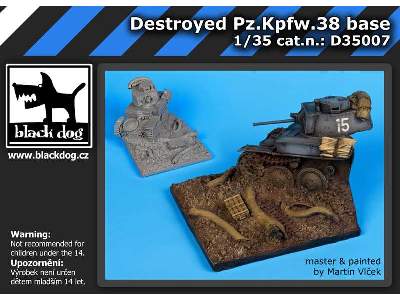 Destroyed Pz.Kpfw 38 Base - image 5
