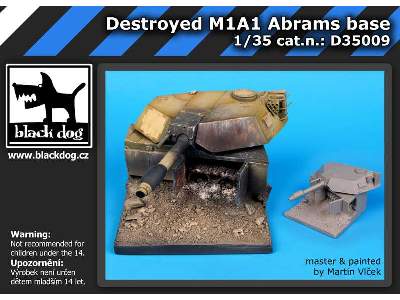 Destroyed M1a1 Abrams Base - image 5