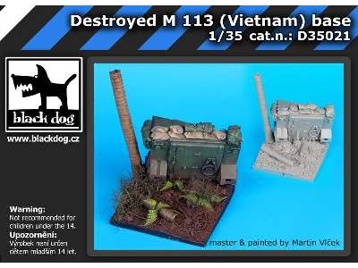 Destroyed M 113 Vietnam Base - image 5