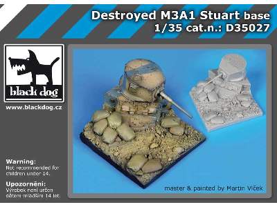 Destroyed M3a1 Stuart Base - image 5