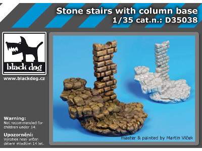 Stone Stairs With Column Base - image 5