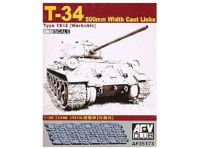 T-34 500mm Width Cast Links Type 1942 (Workable) - image 1