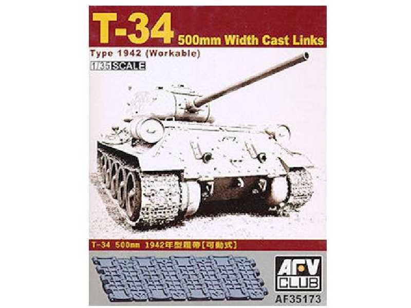 T-34 500mm Width Cast Links Type 1942 (Workable) - image 1