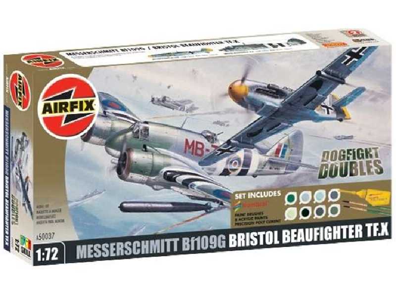 Bristol Beaufighter TF.X & Messerschmitt Bf-109G - Gift set - image 1