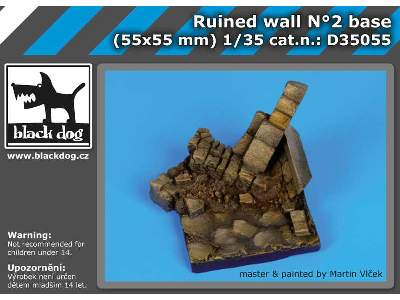 Ruined Wall  N°3 Base - image 5