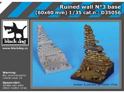 Ruined Wall N°4 Base - image 5