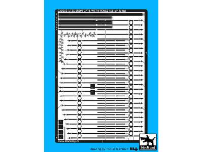 Iron Gate With Fence (16 cm Long) - image 1